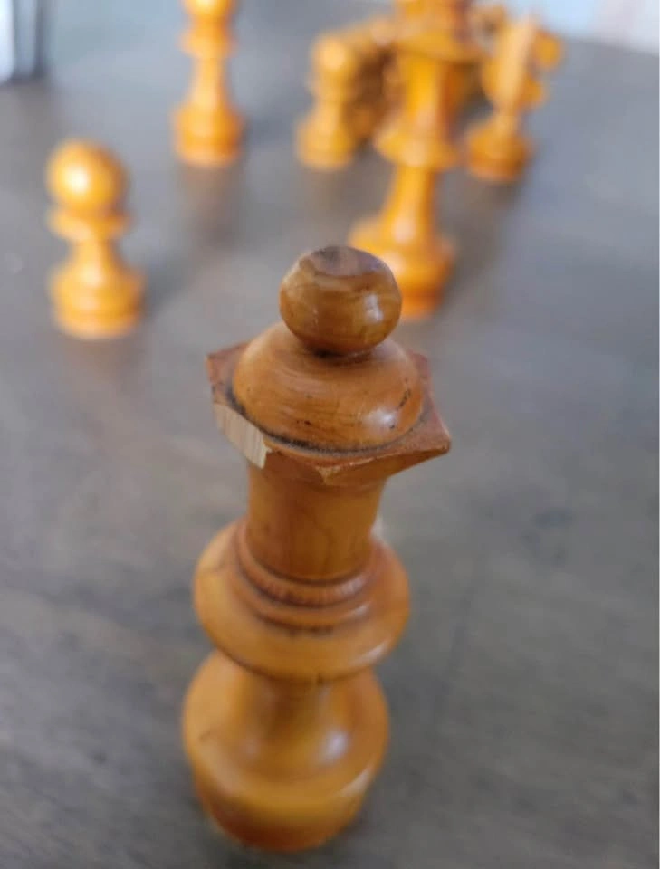 Large wood chess board - photo 5