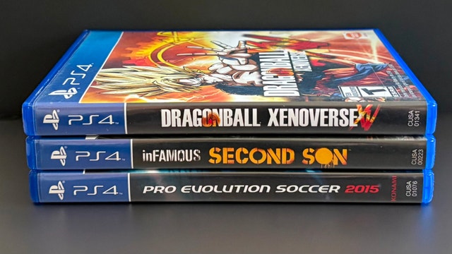 PS4 Games - Dragon Ball Xenoverse, inFamous Second Son, PES 2015