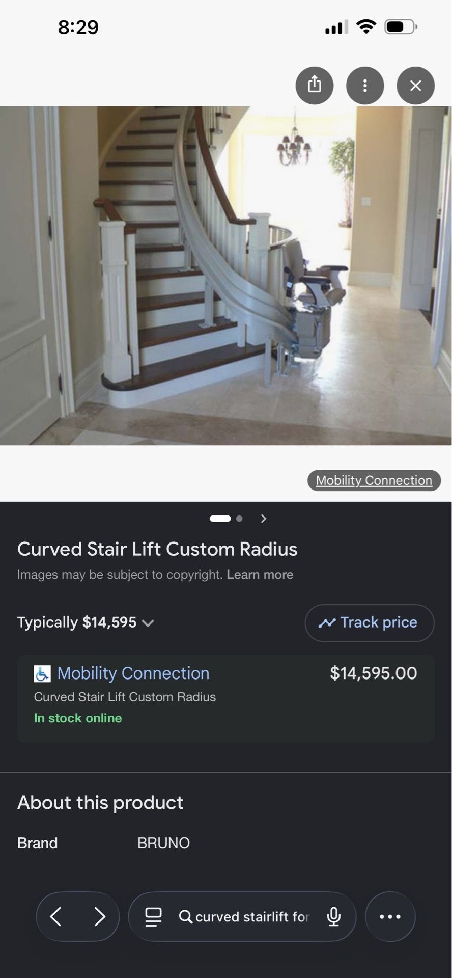 Curved Stair Lift - photo 4