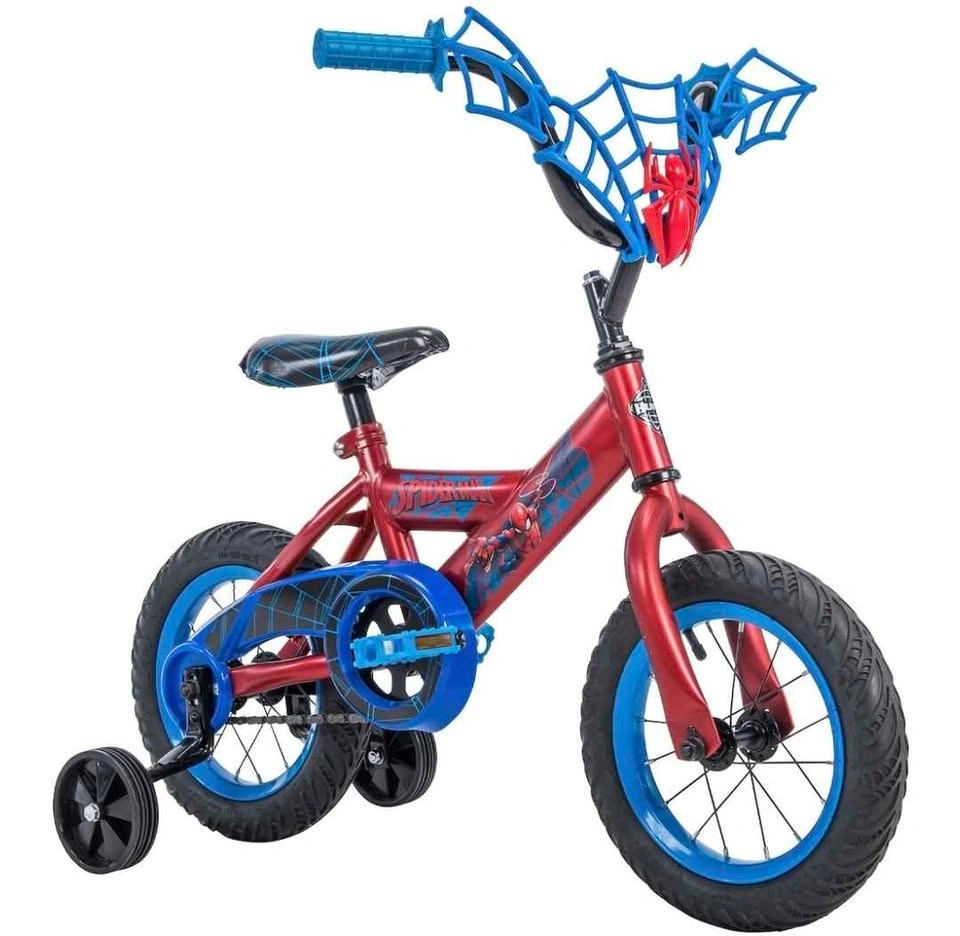 Toddler Spiderman Bike with Training Wheels - photo 4
