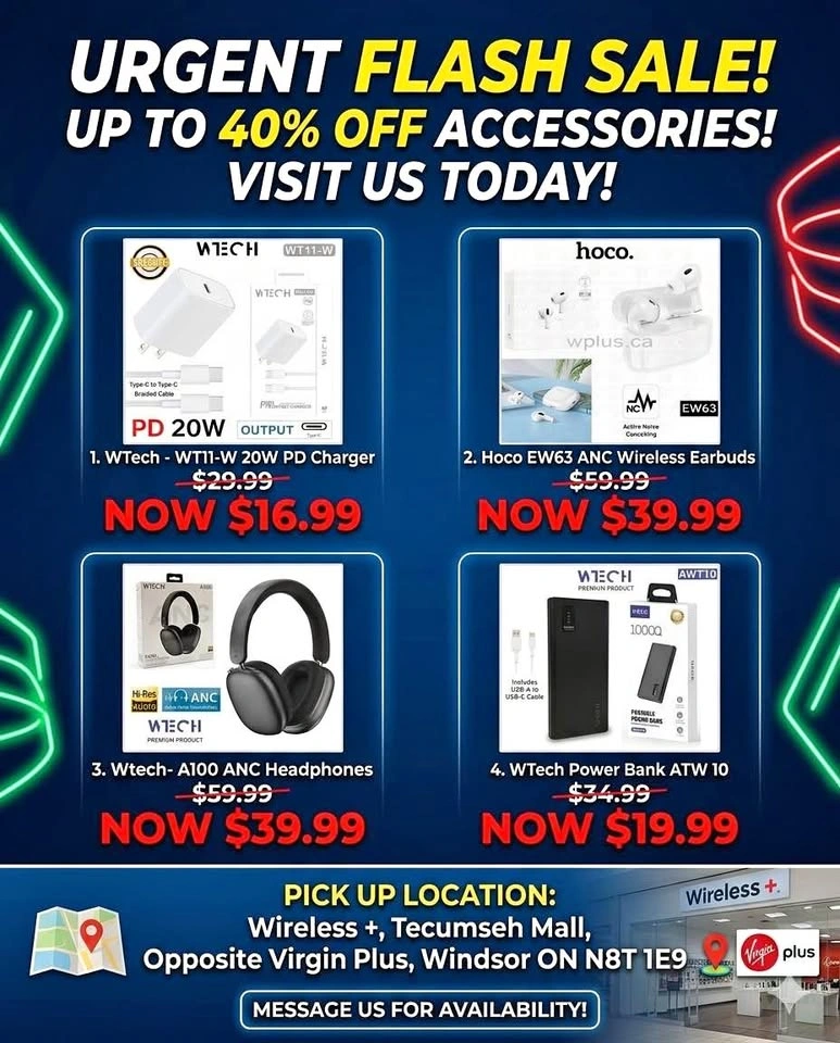 WINDSOR FLASH SALE! UP TO 40% OFF Accessories!