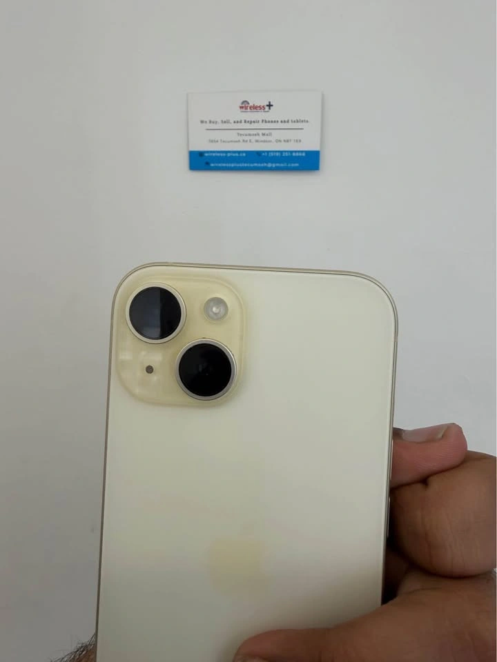 iPhone 15 128GB Yellow - 86% Batt Health - Unlocked - photo 4