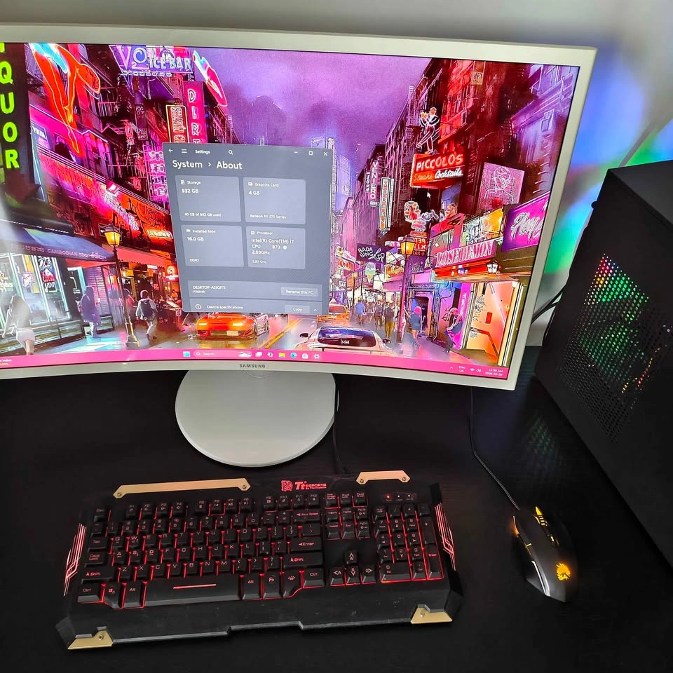 Full Gaming Setup: PC, Monitor, Keyboard and mouse 🔥 Intel i7 • - photo 2