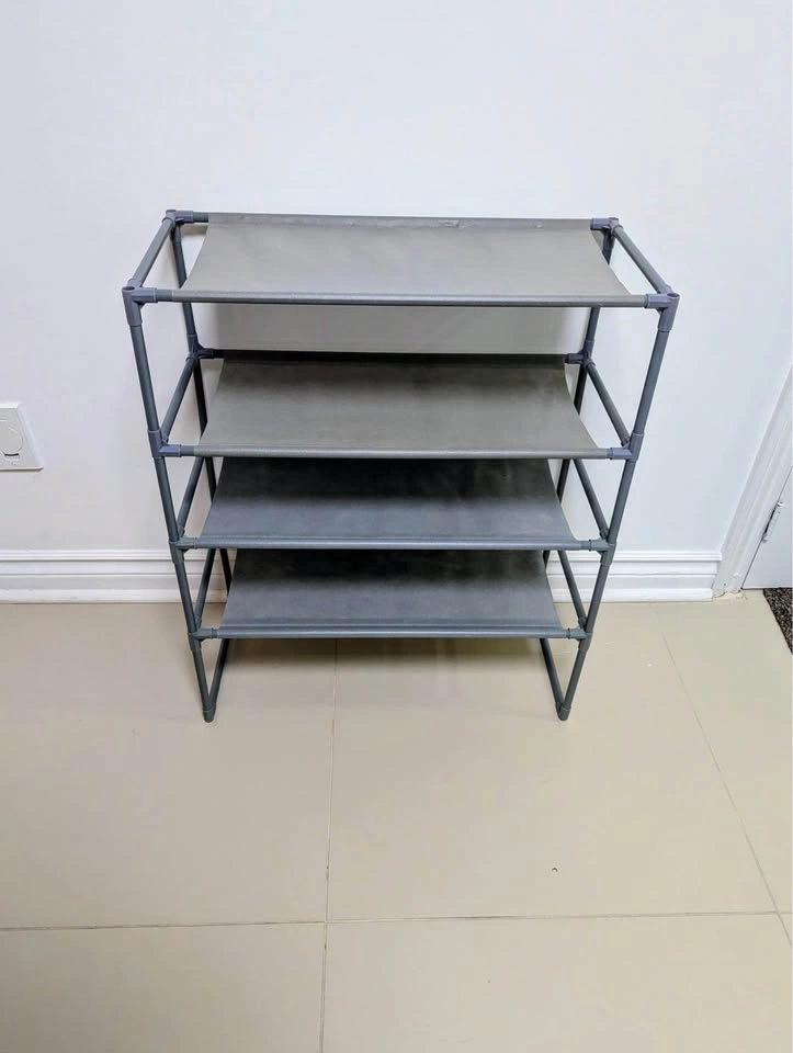 4 tier grey shoe rack - photo 4
