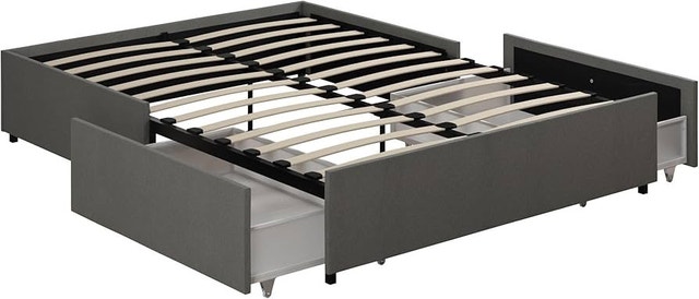 Full Size Bed Frame with Storage
