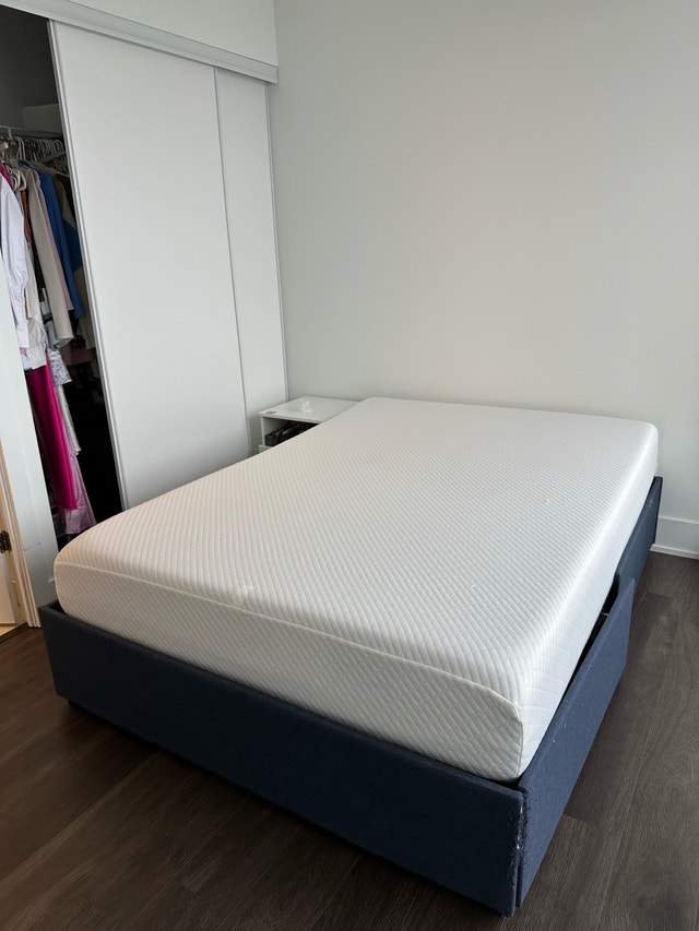 Full Size Bed Frame with Storage - photo 3