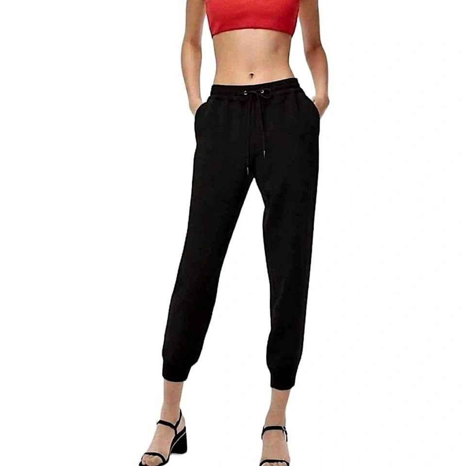 Aritzia Wilfred Women's XXS Black Buffon Crepe Jogger Pants