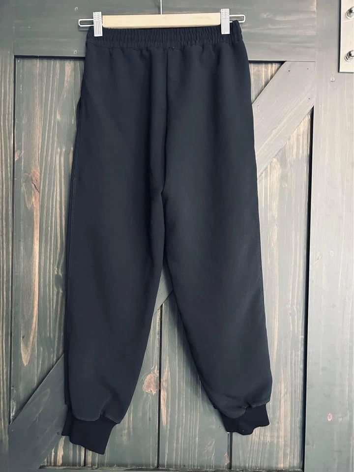 Aritzia Wilfred Women's XXS Black Buffon Crepe Jogger Pants - photo 3
