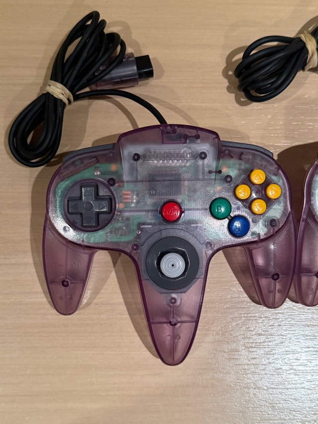 2x Nintendo 64 Controller - Purple - photo 2
