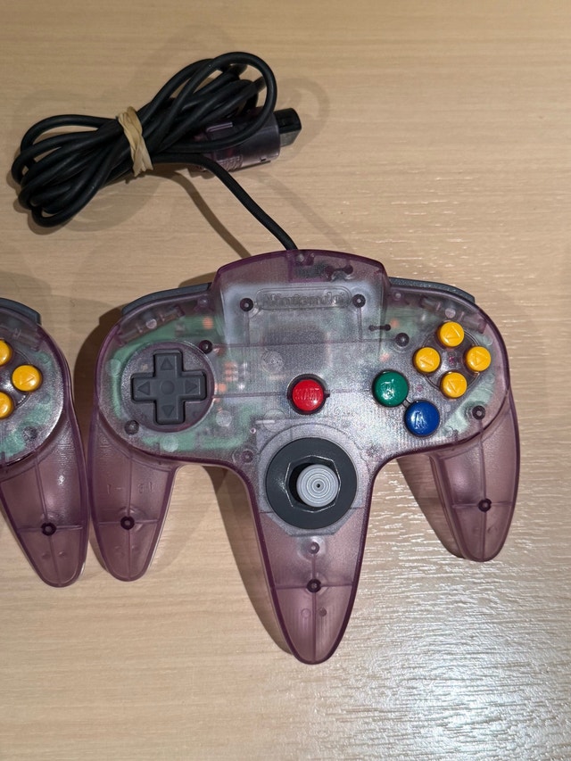 2x Nintendo 64 Controller - Purple - photo 3