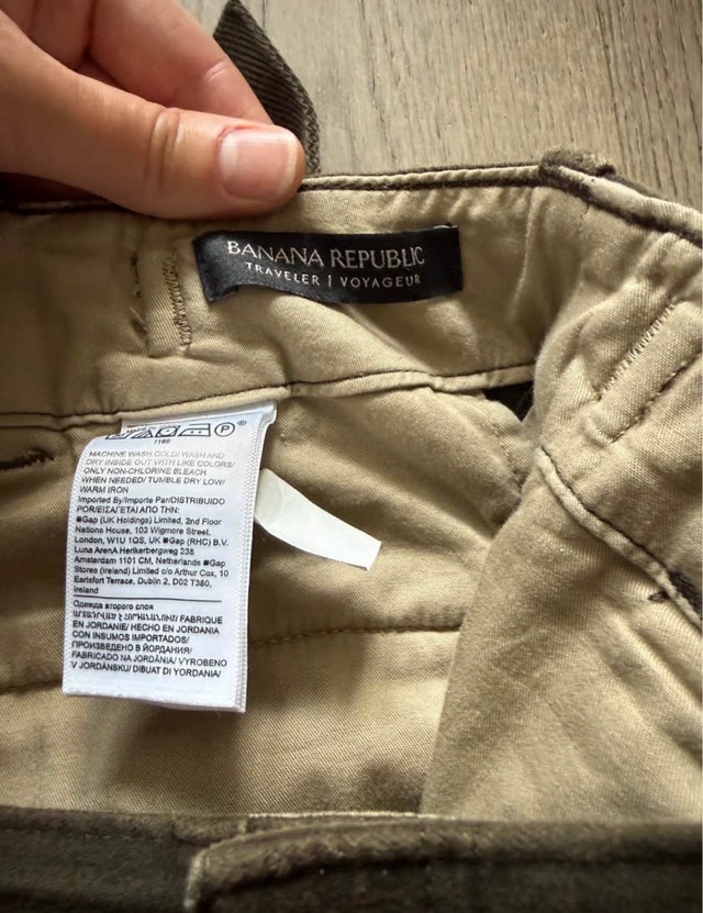 Banana Republic Traveler Green Men's Cargo Pants 30R - photo 3