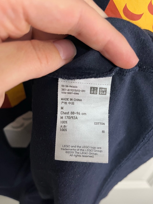 Uniqlo LEGO Limited Edition Navy Tee M - photo 5