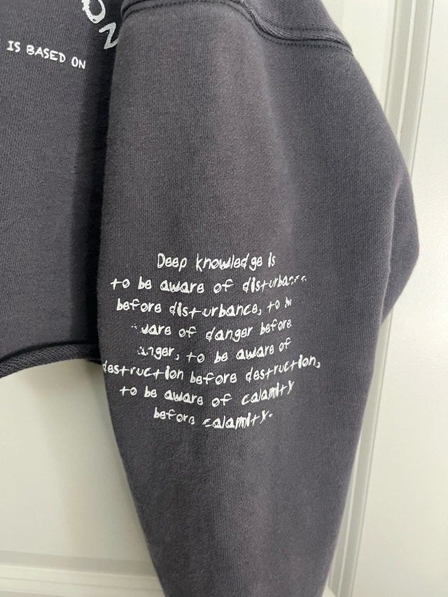 JK Attire Women's Art Of War Cropped Sweatshirt S - photo 3