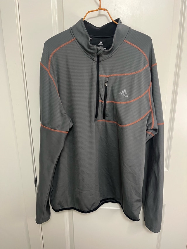 Adidas Men's Quarter-Zip Jacket/Sweatshirt XL