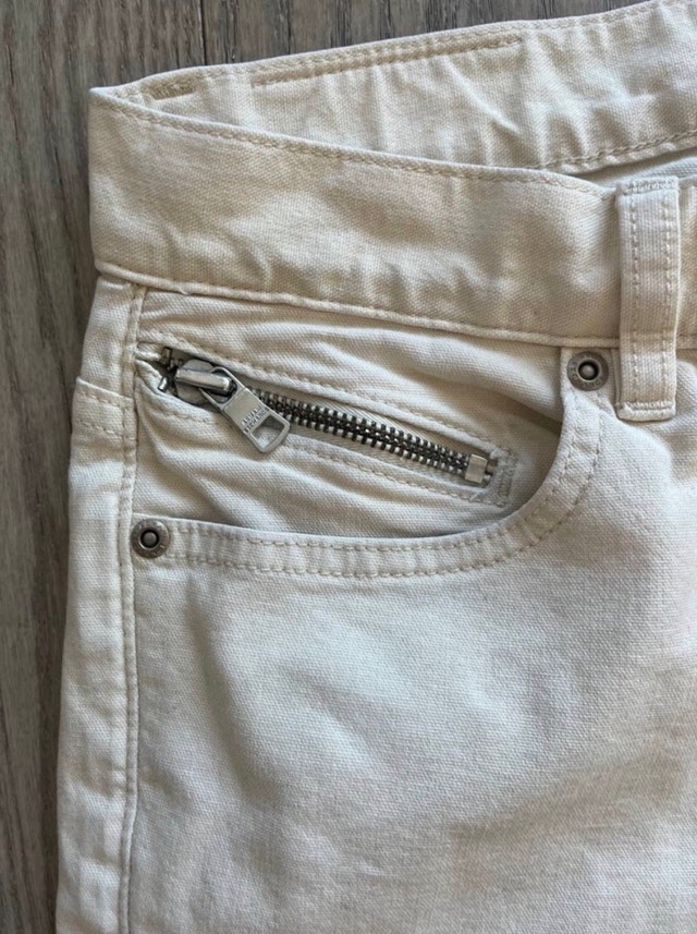 Armani Exchange Women's Cream Denim Pants Size 29 - photo 5