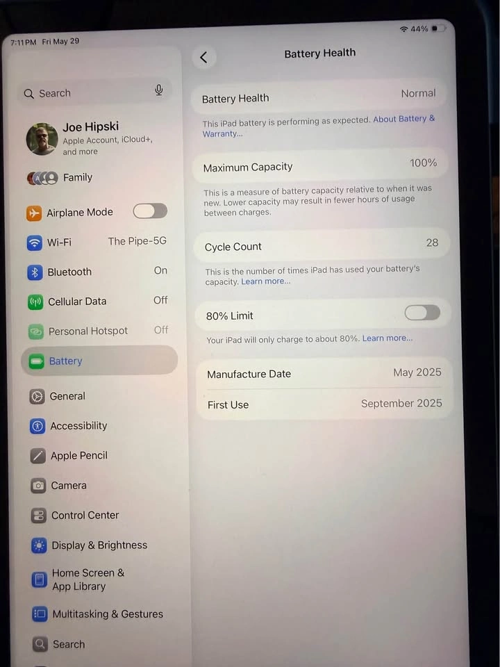 Apple iPad 11th Gen 128GB Cellular Silver - photo 3