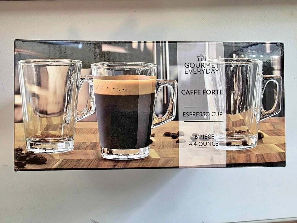 4.4 oz expresso cups- 6 cups