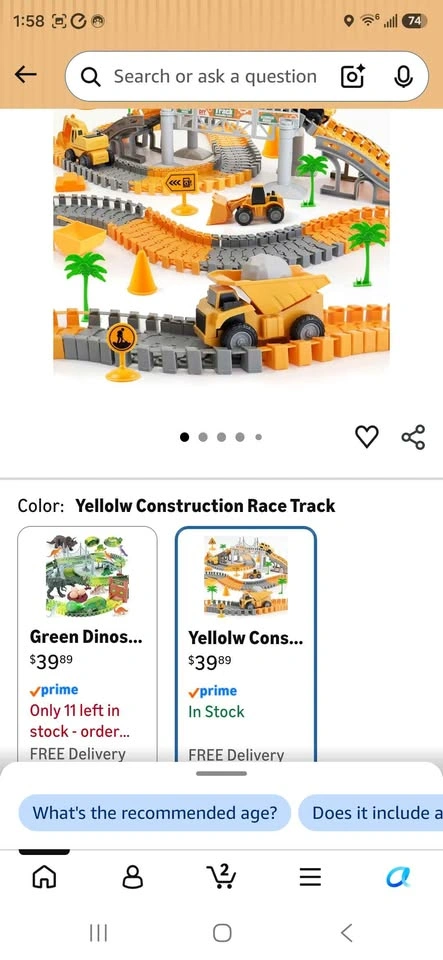 New, 200 tracks, 2 cars, 4 trucks included in box. - photo 4