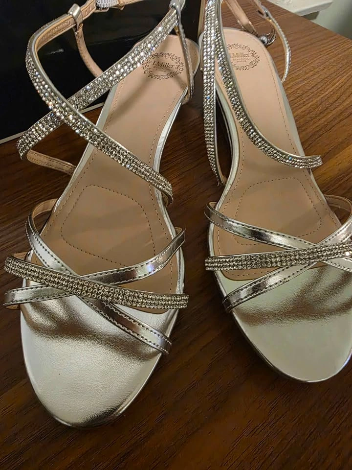 Low Wedge Dress Sandals (size 10) - photo 2