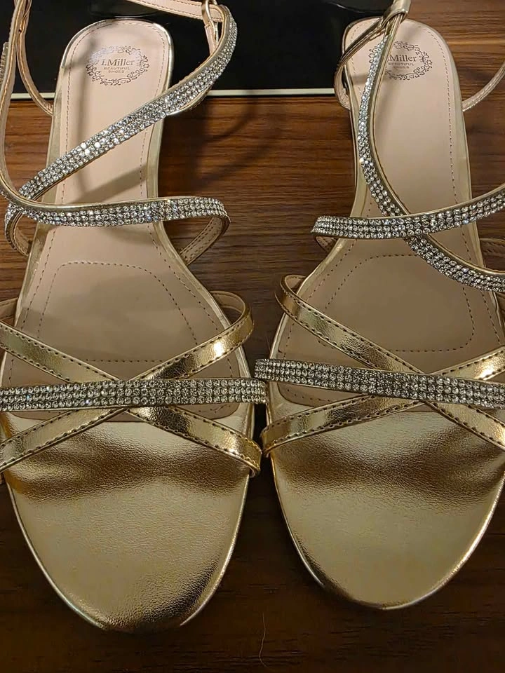 Low Wedge Dress Sandals (size 10) - photo 2