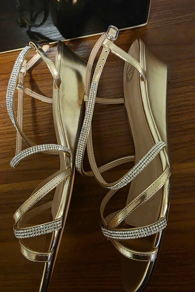 Low Wedge Dress Sandals (size 10) - photo 3
