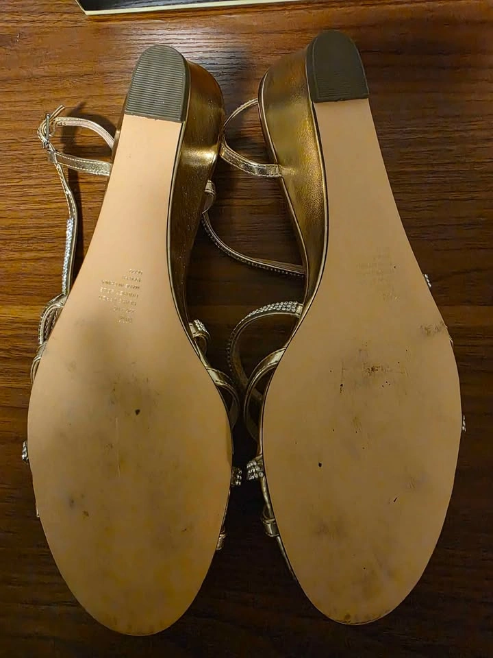 Low Wedge Dress Sandals (size 10) - photo 4