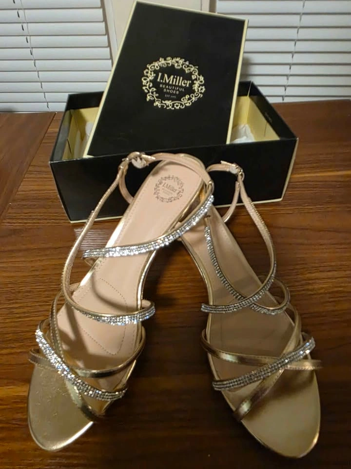 Low Wedge Dress Sandals (size 10) - photo 5