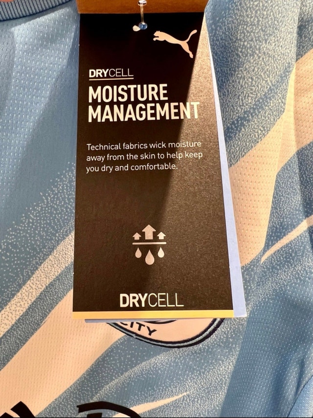 Authentic Manchester City FC Home Jersey - Brand New w/ Tags - photo 2