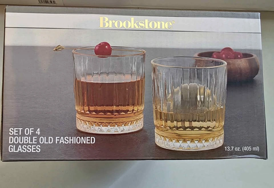 Double Old Fashioned Glasses (Set of 4)