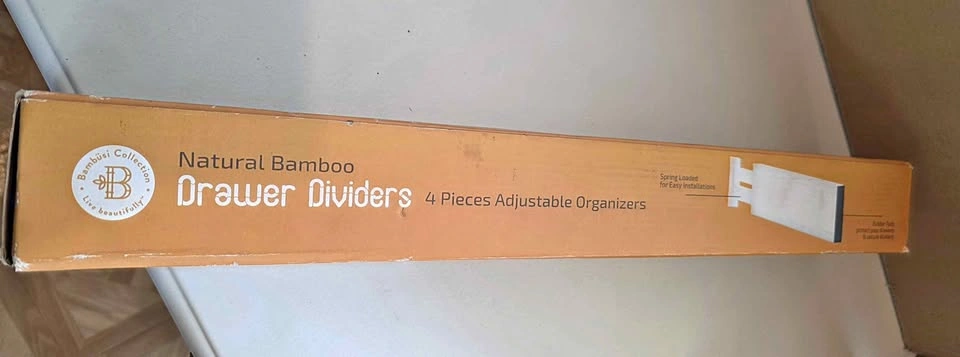 4 Piece Drawer Dividers