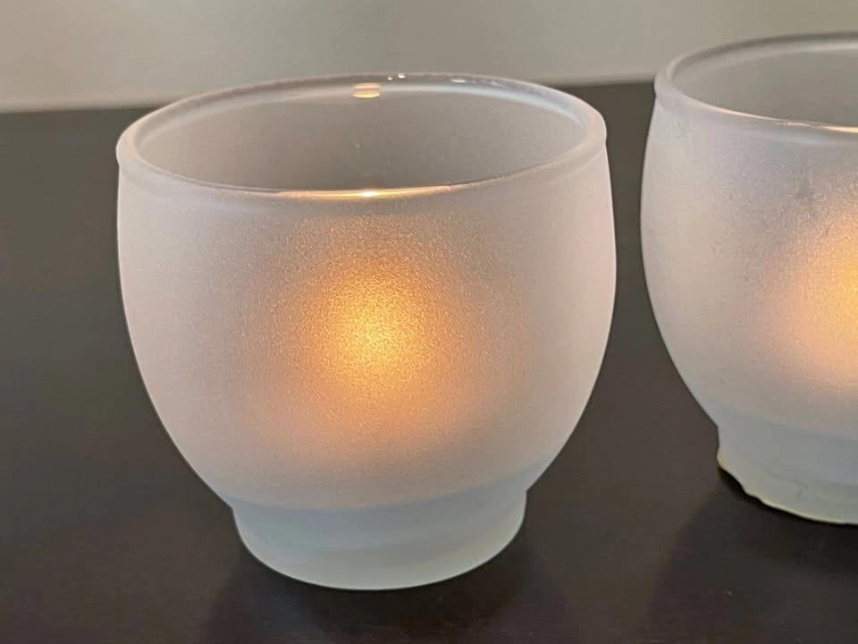 Tealight Votive Candle Holder - Satin Frost - photo 5