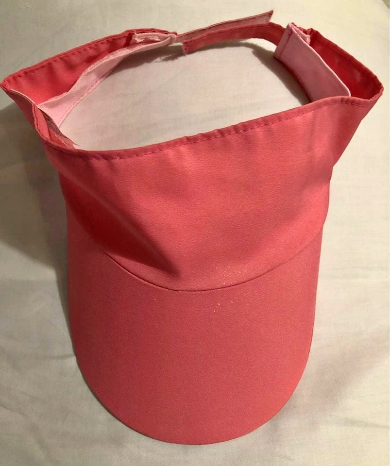 Pink Summer Cap - Adjustable Sun Visor for Tennis, Golf, Beach
