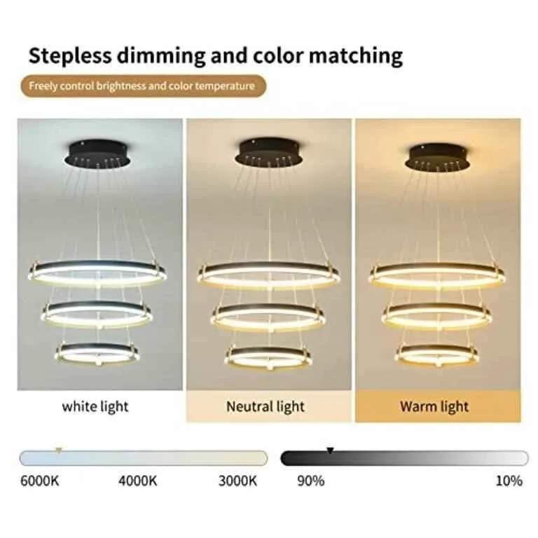 LED CHANDELIER, 3-RING (20+16+12") image indicator(3)