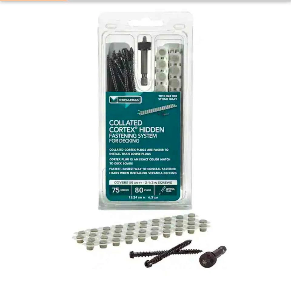 Deck Screws with Caps - Stone Gray - photo 3