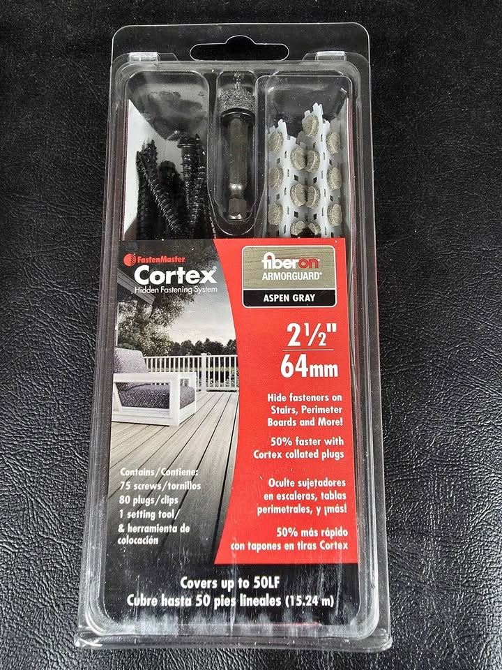 Collated Cortex Hidden Fastening System for Fiberon Decking