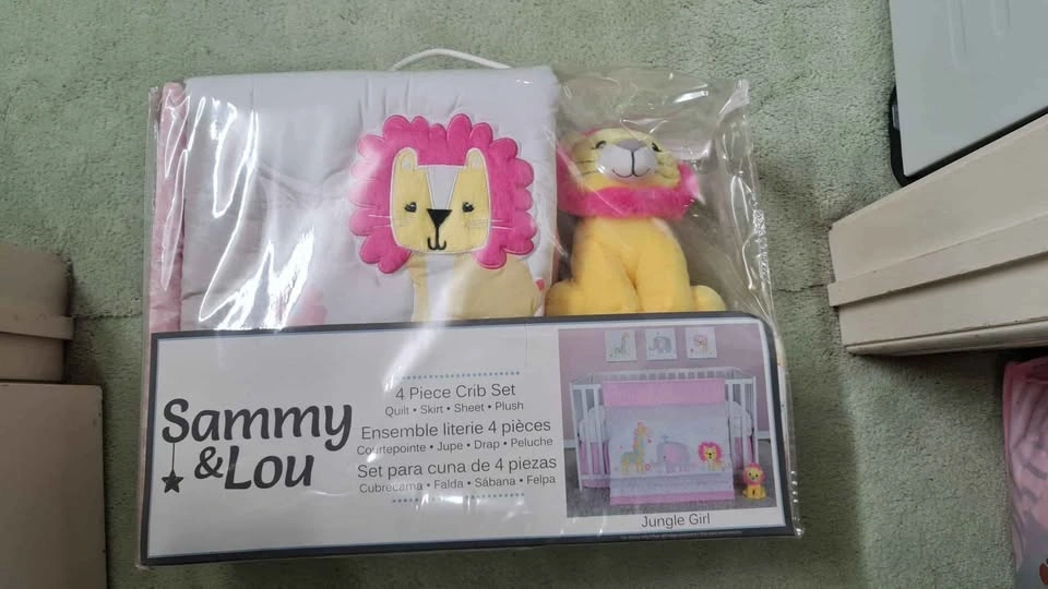 2 Baby Girl Crib Bed Sets