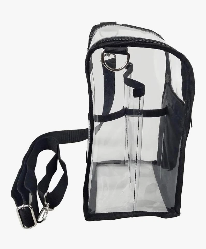 Jula Vance Transparent PVC Makeup Brush Organizer Bag with Strap - photo 2