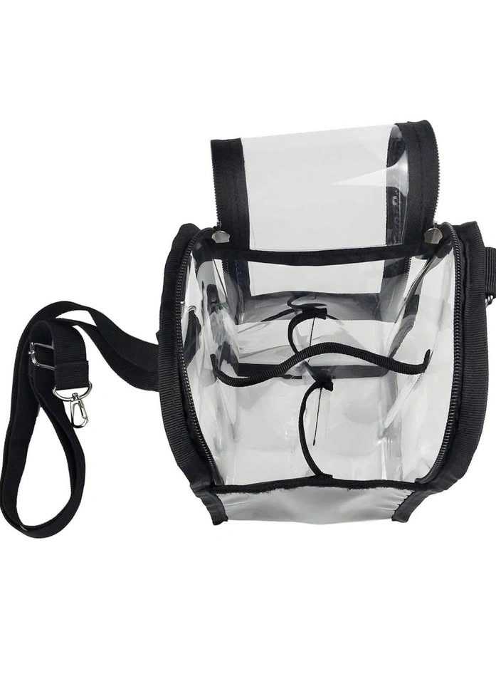 Jula Vance Transparent PVC Makeup Brush Organizer Bag with Strap - photo 3