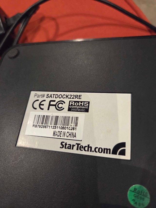 StarTech.com Hard Drive Docking Station SATDOCK22RE - photo 4
