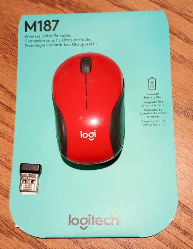 Logitech M187 Ultra Portable wireless mouse