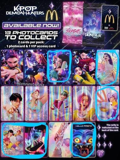McDonald’s Kpop Demon Hunters Cards Trade/Sell - photo 2