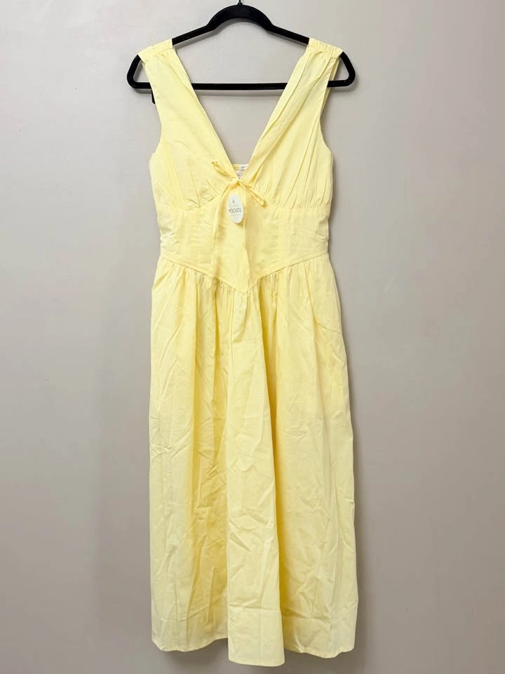 New Yellow Band of the Free Summer Dress with Pockets - photo 2