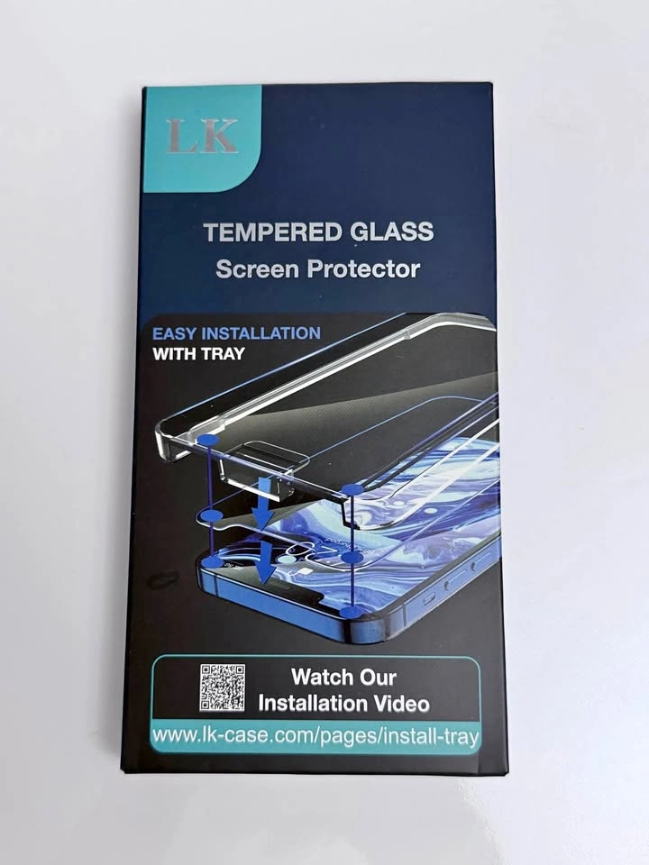 LK Tempered Glass Screen Protector Kit for iPhone 13 Pro