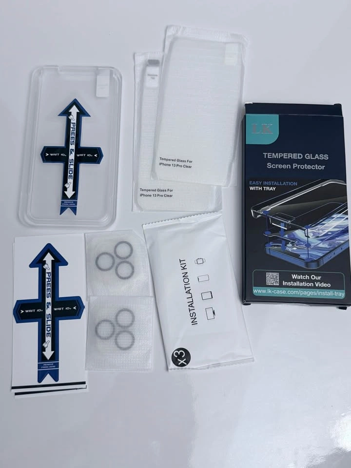 LK Tempered Glass Screen Protector Kit for iPhone 13 Pro - photo 3