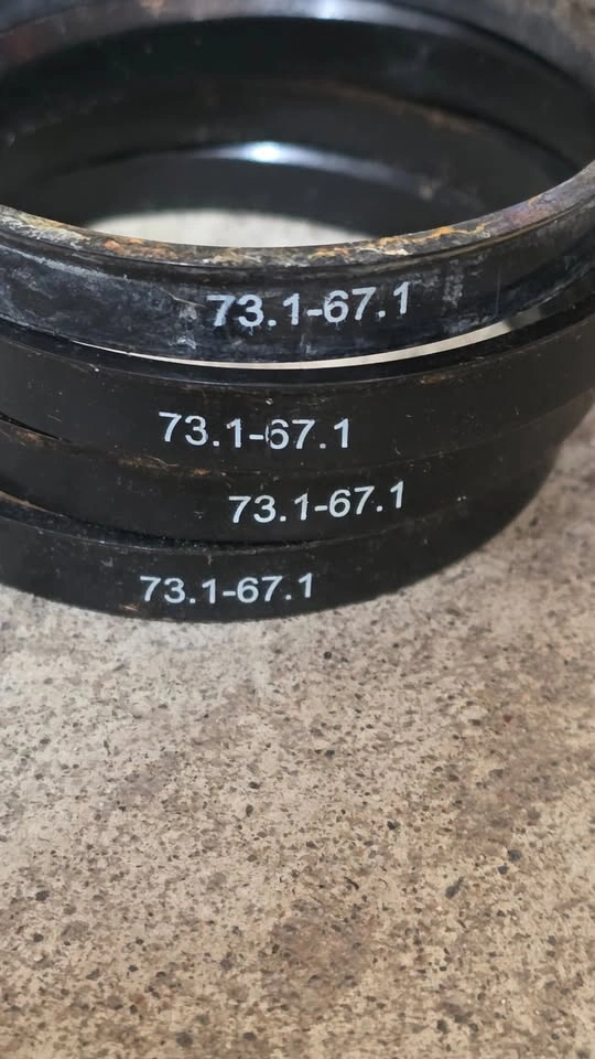 4 Hub Rings 73.1mm to 67.1mm