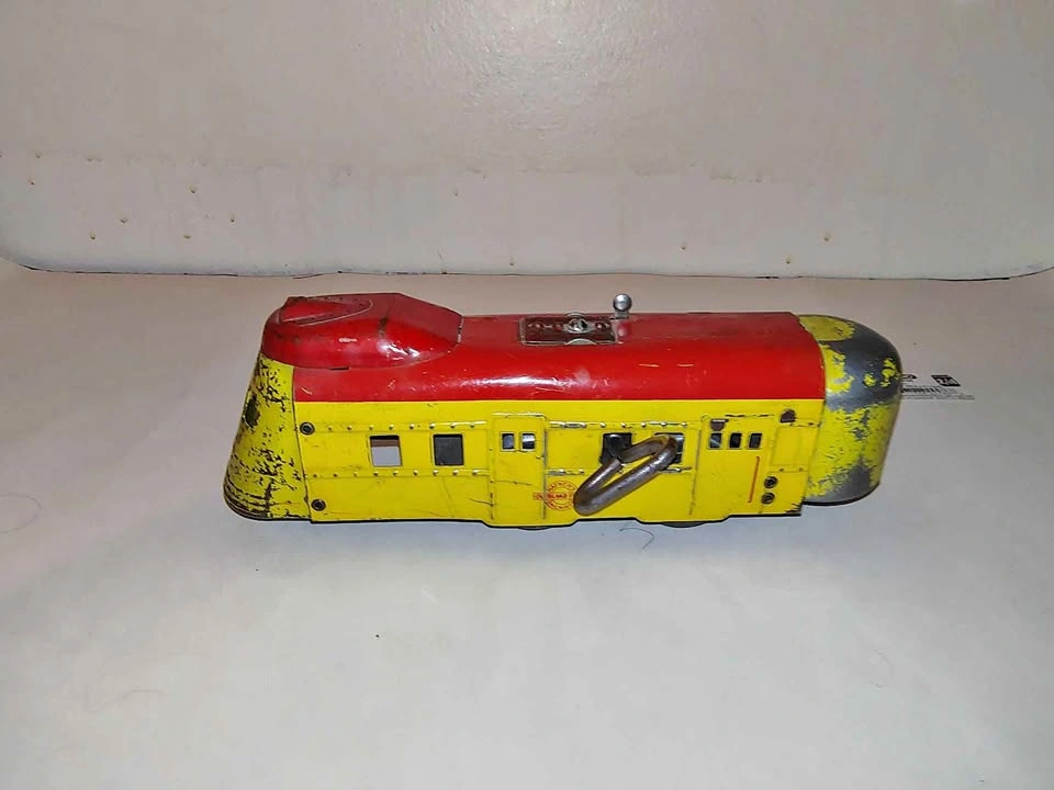Hafner Overland Flyer Railway Vintage Tin Wind-Up Toy Train