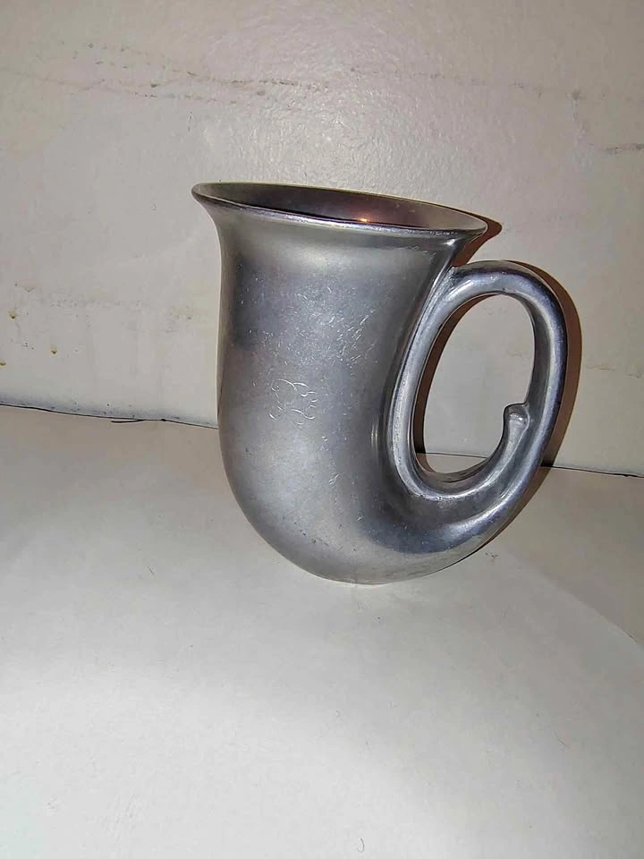 Leonard Duratale Pewter-look Drinking Horn Mug