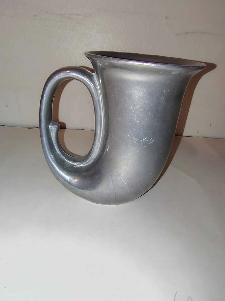Leonard Duratale Pewter-look Drinking Horn Mug - photo 2