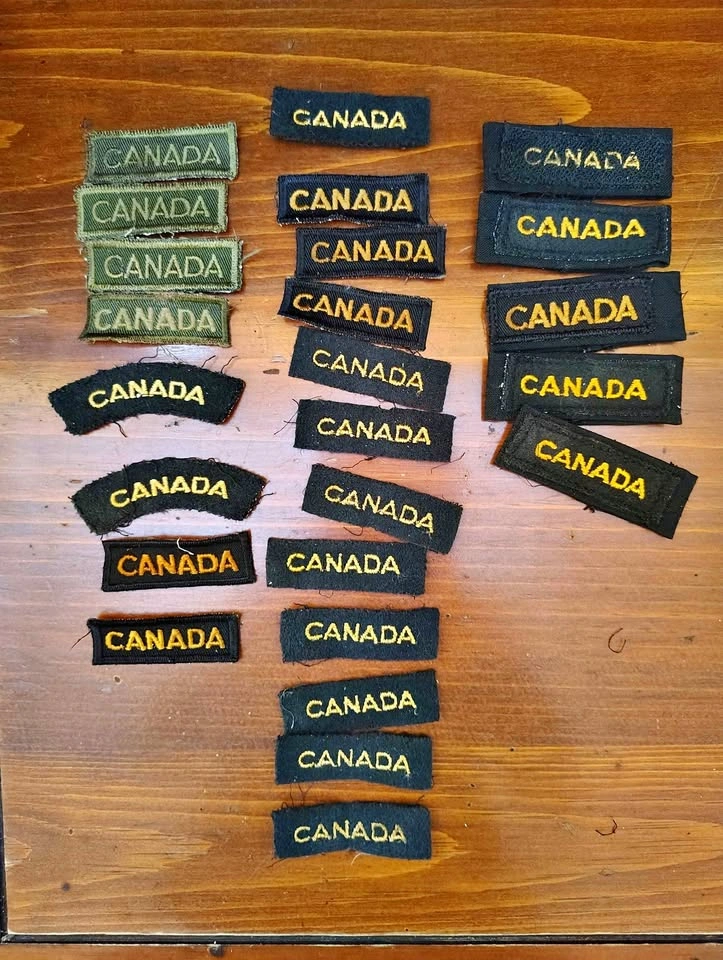 Canada Service Uniform Side Shoulder Patches