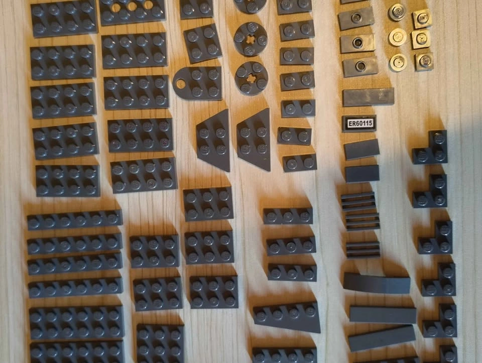 Lego dark gray bricks plates - photo 3